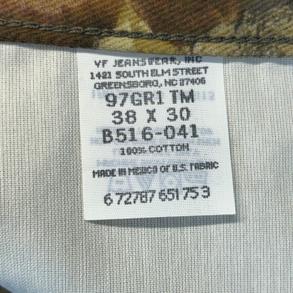 Wrangler Hero Jeans Men's 38x30 Relaxed Advantage Timber Camo Double Knee NEW - Picture 9 of 15